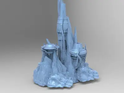 Dagon ocean cultist domes 3D model
