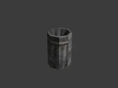 PSX-PS1 Urban Props Pack -- Game Ready Low-poly 3D model
