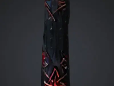 2 Arcane Candle Low-poly 3D model