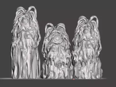 Space 1999  3 x Bringers of wonders toy figurines 3D print model