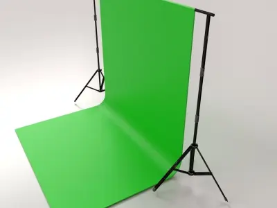 Green Screen 3D model