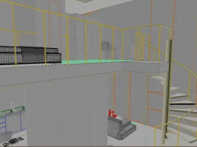 Modern house  3D model