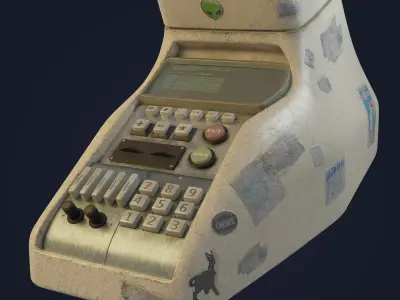 Retro Computer 3D model