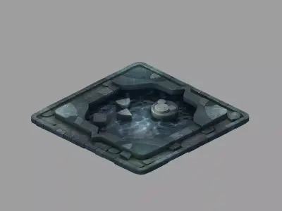 Disney main city - floor 01 3D model