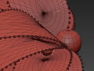 Wall lamp 3D model 28