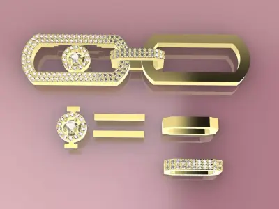 messika pave So Move XL 3D print model