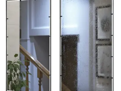 Niccolo Floating Floor Mirror 3D model