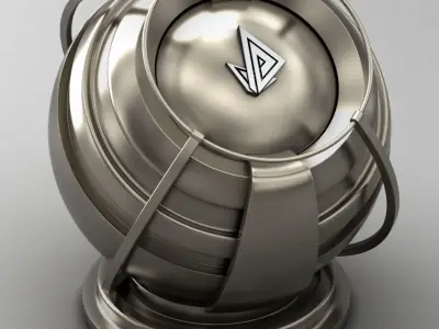 VRAY SHADER---METAL---Scandium Texture