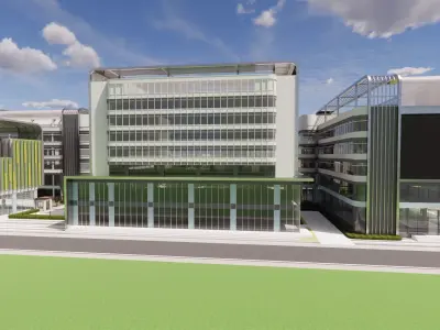 Modern City Block -A20 3D model