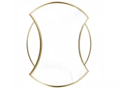 Mirror in a metal frame GZ-M1084 3D model