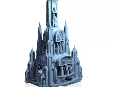 Imperial City Tower Halls 3 3D model