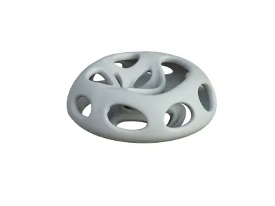 SciFi Cube Object No 64899 Low Poly Shape Low-poly 3D model