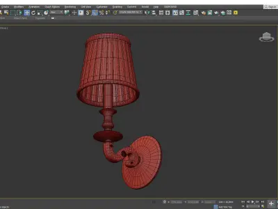 Lapeer Sconce Low-poly 3D model