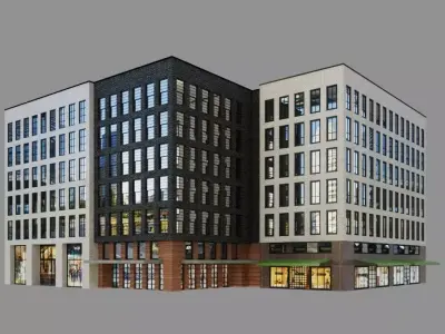 Brigade building 01 3D model
