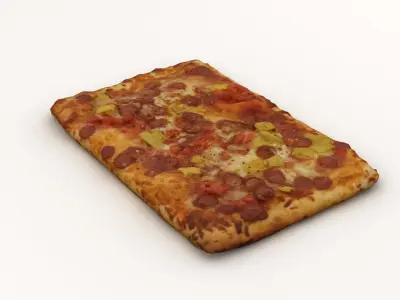 Pizza Slice 003 3D model