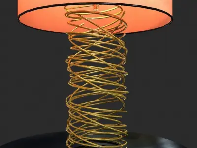 Ralph Pucci Table Lighting Tornado lamp 3D model