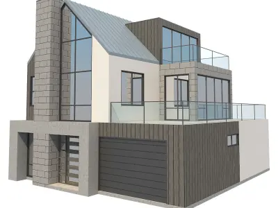 House 1 3D model buy