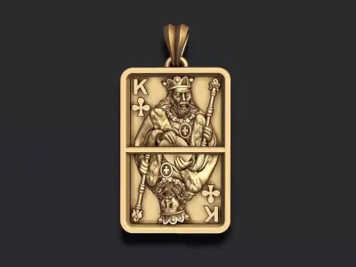 club king pendant light 3D print model