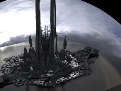 Sci Fi Duel Reactors of Darkness 3D model