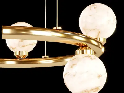Lampatron Imerense chandelier 3D model