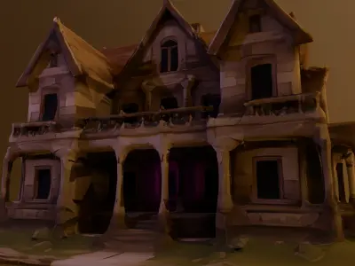 Haunted-House 3D model