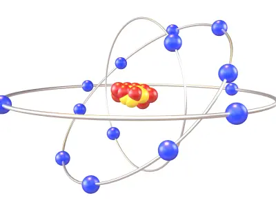 Silicon Chemical Element v2 001 Low-poly 3D model
