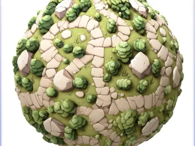 Stylized Ground Seamless Texture Texture 8