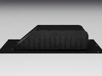 Box Vent 01 Low-poly 3D model