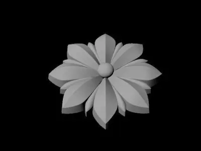 rosette dekor Free 3D model order