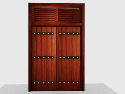 Door 3D Object Free low-poly 3D model