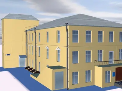 Urban house 3D model