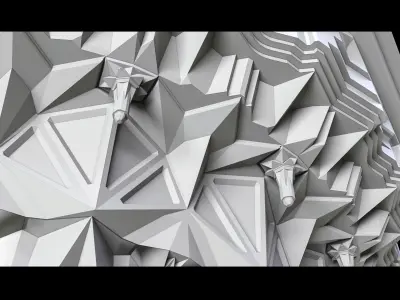 muqarnas islamic minaret 3D model