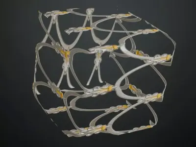 Full Opaque White Glass Pattern Transparent PBR Seamless Texture