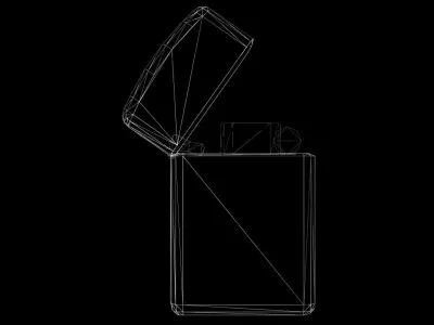 Lighter Low-poly 3D model