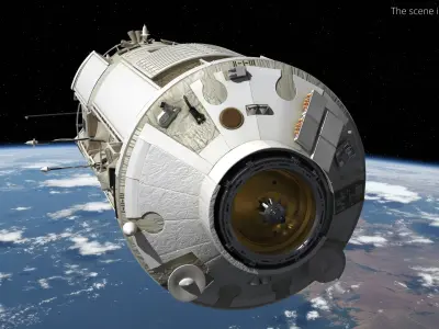  ISS Orbital Cargo Station Module 