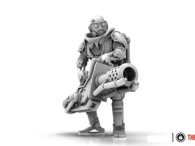Dark Techno - Infantxii Specialists and Recruits 3D print model