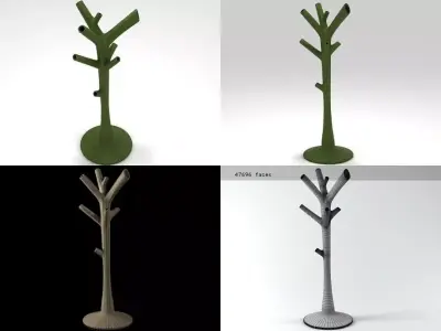 Corallo Coat Hanger 3D model