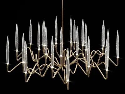 Il Pezzo 3 Chandelier 3D model