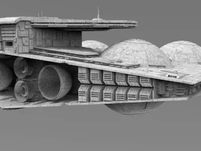 Interdictor - Immobilizer 418 Star Destroyer - Star Wars 3D model
