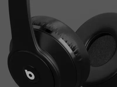 Headphones 3D model 3D model