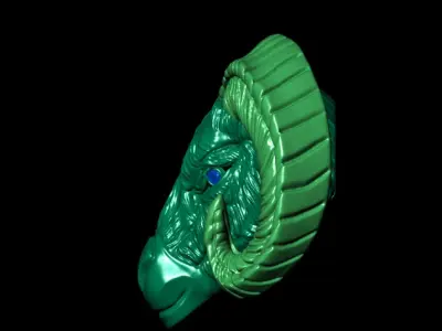 Goat head pendant  3D print model