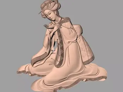3D carved model furniture 3D design used for artcam aspire E859 3D model