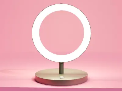 Smart Desk Lamp 3D Model  Modern Interior Lighting Low-poly 3D model