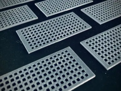 Custom Floor Tile Grates Large Free 3D print model