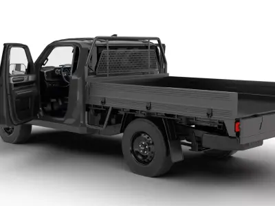 Kia Tasman Single Cab Chassis 2026 HQ 3d model 3D model