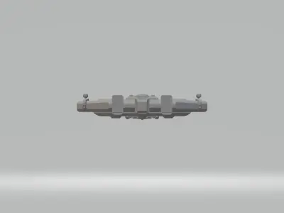 CS3-072023 Concept Starship 3D print model