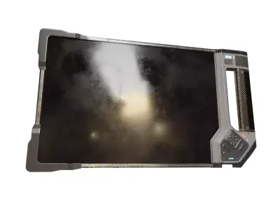 Sci-fi Touchpad Low-poly 3D model