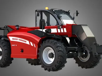 Massey Ferguson Telehandler - 9407S 3D model