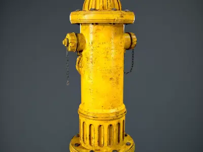 hydrant Low-poly 3D model buy