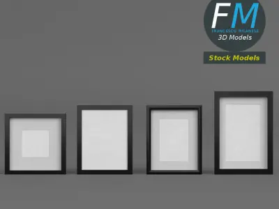Photo frames 3D model